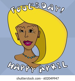 April Fool's Day funny postcard