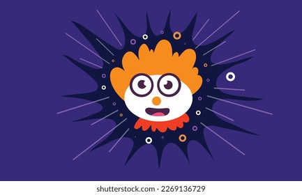 April fools day with funny prank illustration vector background design for april fools day event