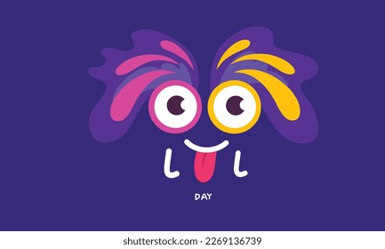 April fools day with funny prank illustration vector background design for april fools day event