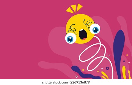 April fools day with funny prank illustration vector background design for april fools day event