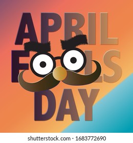 April fools day greeting vector