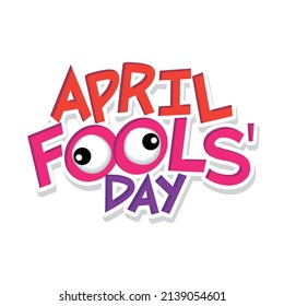 April Fools Day Headline graphic text holiday