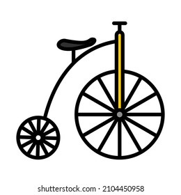 Icono del Día de los Inocentes. Contorno de negrita editable con diseño de relleno de color. Ilustración vectorial.