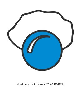 April Fool's Day Icon. Editable Bold Outline With Color Fill Design. Vector Illustration.