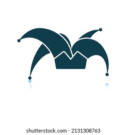 Icono del Día de los Inocentes. Diseño de reflexión de sombra. Ilustración vectorial.