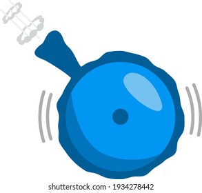 April Fool's Day Icon. Sound pillow. Flat Color Design. Vector Illustration.