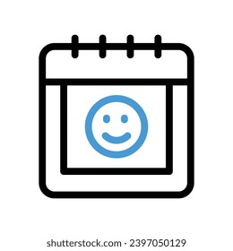 April Fools Day icon vector stock illustration