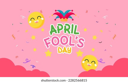 Vector de ilustraciones del día de los inocentes de abril
