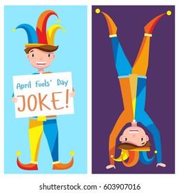 April fools day. Jester