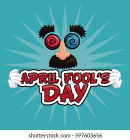 april fools day lettering face funny