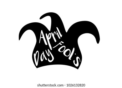 April fool's day poster in simple style. Vector illustration. Great for print, poster and banner