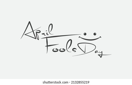 April Fool's Day. Practical jokes theme template for banner, card, poster, background.
