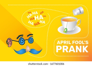 April Fools Day Prank Idea Illustration