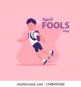 April Fools Day School Kids Vector Image