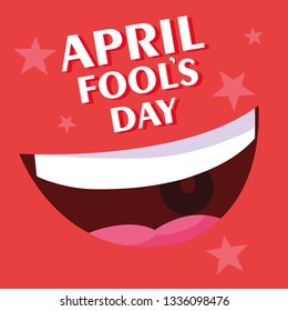 april fools day smile poster