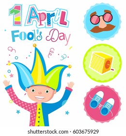 April Fools Day. Template
