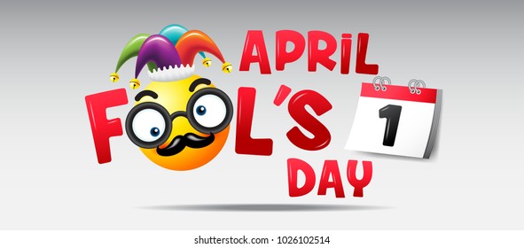 April fool's day, Typography, Colorful