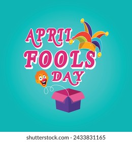 April Fools Day. Typography Design Vector. For greeting cards, banners, flyers, etc.