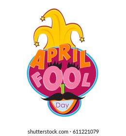 April fool's day, Typography
vector Illustration