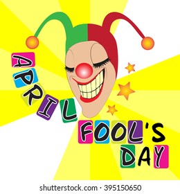 april fool's day vector