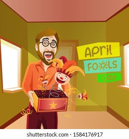April Fools Day Vector Design
