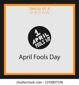 April Fools Day vector icon