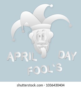 April Fools Day. Vector illustration for greeting card, ad, promotion, poster, flier, blog, article, marketing, signage, email