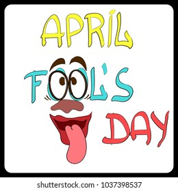 April Fools Day. Vector illustration for greeting card, ad, promotion, poster, flier, blog, article, marketing, signage, email