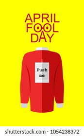 april fools day vector illustration