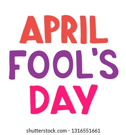 April Fools Day. vector illustration