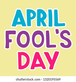 April Fools Day. vector illustration