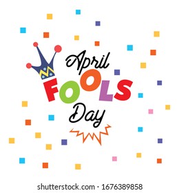 April Fool's Day Vector Illustration