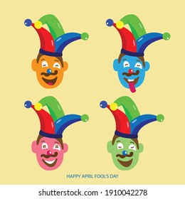 April fool's day vector Illustration