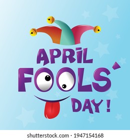 April fools' day vector illustration