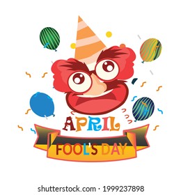 Ilustración vectorial del día de los inocentes de abril