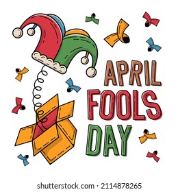 April-Fools-Day-Vektorgrafik