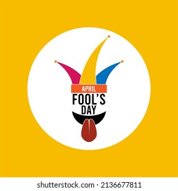 April fool's day vector illustration.