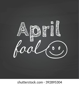 april fools day. vector illustration