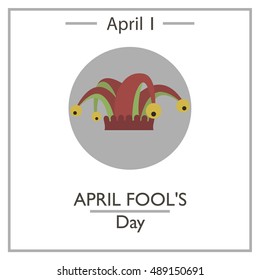 April Fool's Day. Vector illustration for you design, card, banner, poster and calendar 