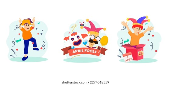April Fools Flat Bundle Design