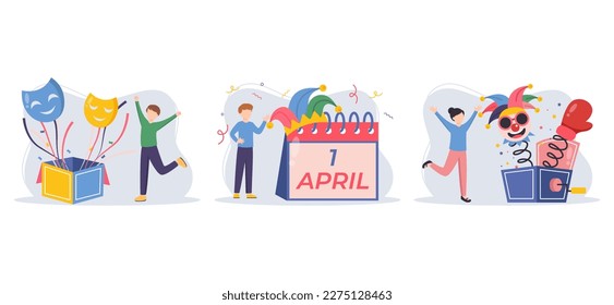 April Fools Flat Bundle Design