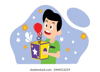 April Fools Flat Design Illustration