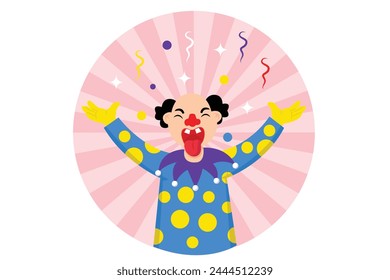April Fools Flat Design Illustration
