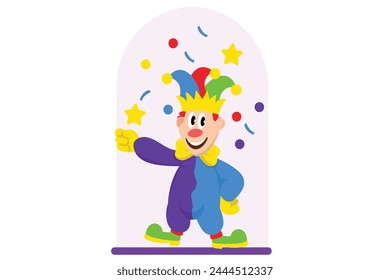Ilustración de diseño plano de April Fools
