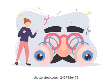 April Fools Flat Illustration Design
