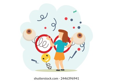 April Fools Flat Illustration Design