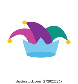 Diseño de icono de sombrero de los tontos de abril