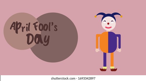 
April Fools Vector Illustration Flat Design