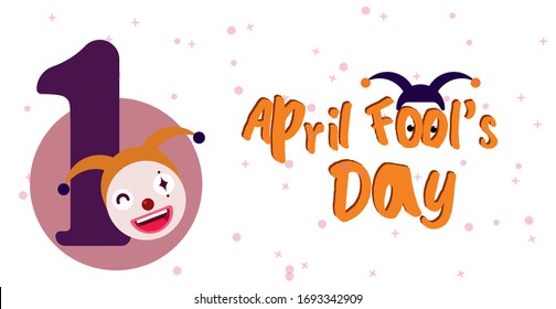 
April Fools Vector Illustration Flat Design