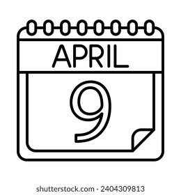 April Icon Design For Personal And Commercial Use